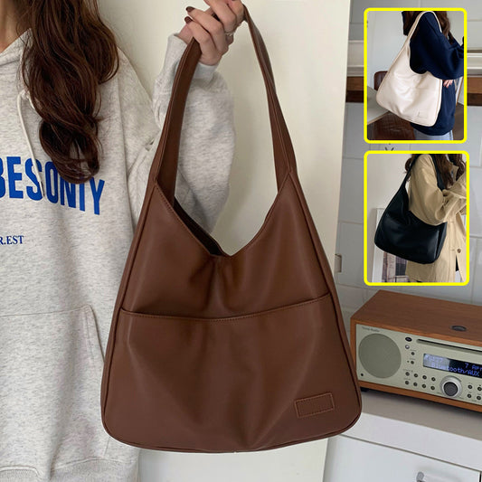 Fashion Tote Bag Large Capacity Casual Shoulder Bag Women's Commuting Handbag College Student