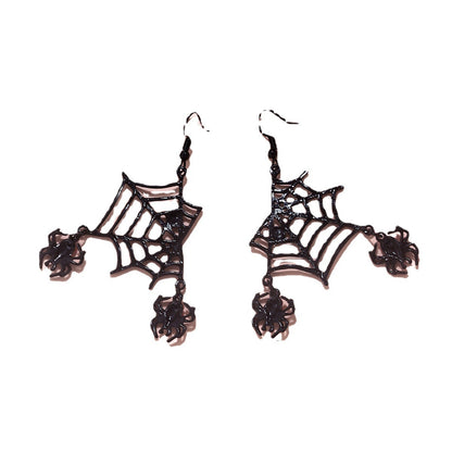 Creative Fashion Simple Niche Design Sense High-end Spider Web Earrings