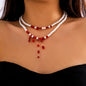 Women's Fashion Gothic Pearl Necklace