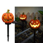 Creative Solar Outdoor Garden Halloween Pumpkin Lantern Resin Handicrafts Garden Festival Atmosphere Decorative Insert Light